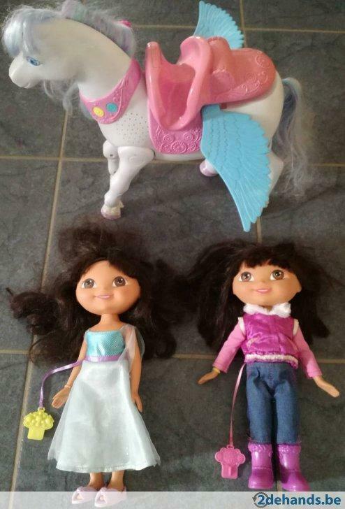 Dora poppen en paard, Ophalen, Gebruikt