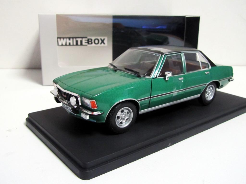 Opel Commodore B GS/E, groen (1:24) Whitebox #256677, Ophalen of Verzenden, Nieuw, Auto, Overige merken