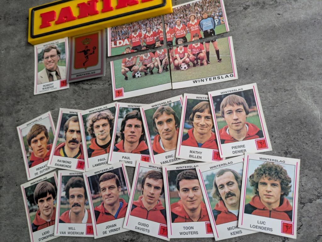 AUTOCOLLANTS PANINI FOOTBALL 80 WINTERSLAG 20X 1980, Envoi