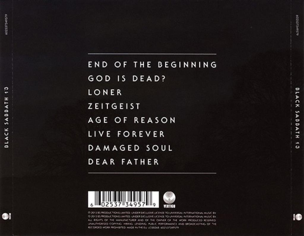 CD NEW: BLACK SABBATH - 13 (2013), Ophalen of Verzenden, Nieuw in verpakking