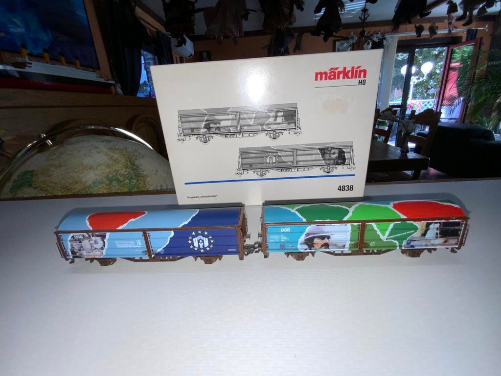 GLOEDNIEUWE DEENSE MARKLIN 4838 WAGENSET, Ophalen of Verzenden, Nieuw
