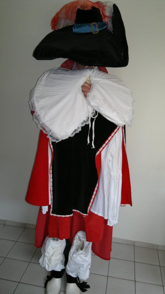 kostuum musketier, Ophalen, Zo goed als nieuw, Maat 52/54 (L), Kleding