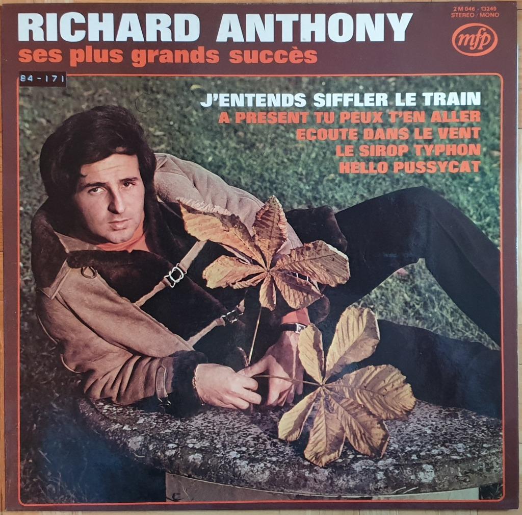 LP Richard Anthony - Ses Plus Grands Succès, Ophalen of Verzenden, Gebruikt, 12 inch
