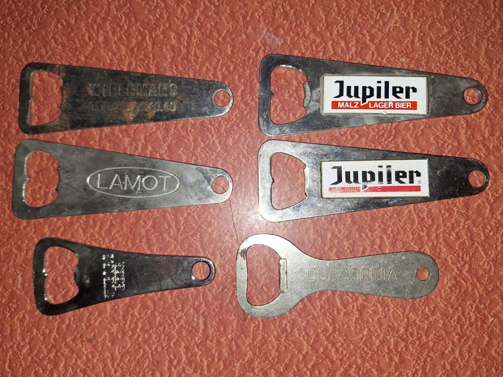 6x oude bieropeners, Enlèvement ou Envoi
