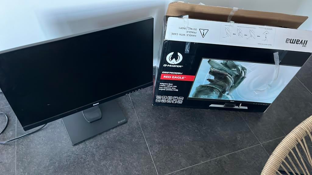 Écran pc 27’´ Ilyama G-Master GB2760QSU Red eagle, Enlèvement ou Envoi, Utilisé