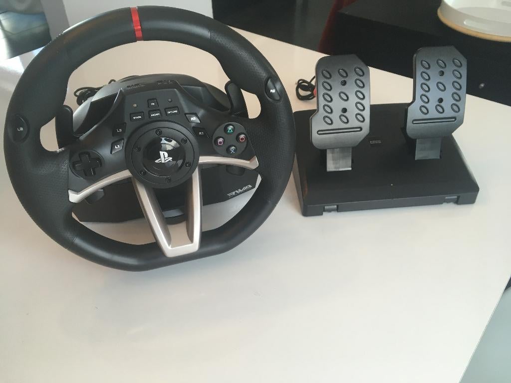 Volant Playstation + support, Consoles de jeu & Jeux vidéo, Enlèvement ou Envoi, Utilisé, Volant ou Pédales, PlayStation 4