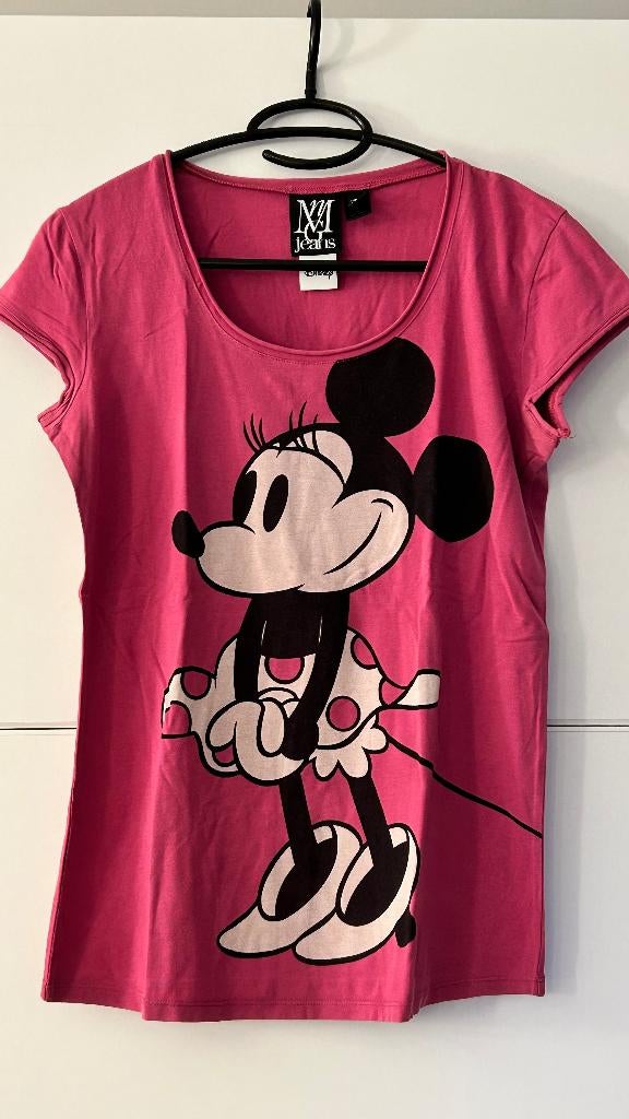 MnG Jeans roze T-shirt met Minnie Mouse, Kleding | Dames, MNG, Maat 42/44 (L), Ophalen of Verzenden, Zo goed als nieuw