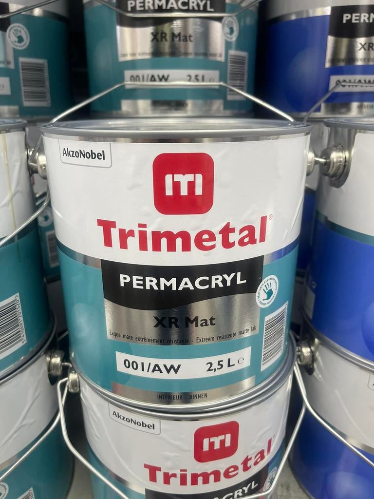 ❗️🚨️ Peinture laque pour bois TRIMETAL XR MAT & SATIN 2,5L, Bricolage & Construction, Peinture, Vernis & Laque, Neuf, Laque