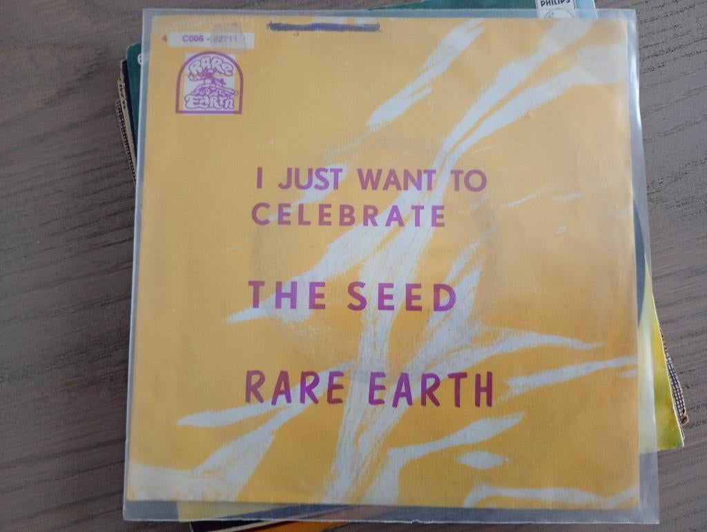Rare Earth - I just want to celebrate /The seed, Enlèvement ou Envoi, Single, Utilisé, Pop