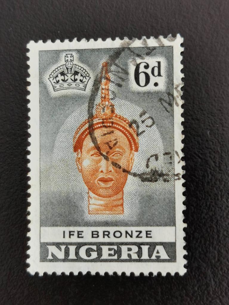 Nigéria 1953 - Art Africain, Enlèvement ou Envoi, Nigeria, Affranchi