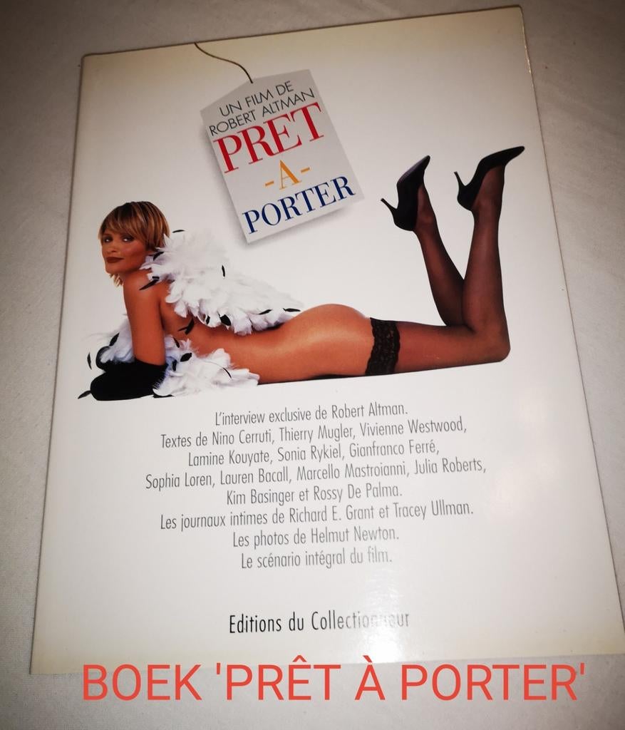 LIVRE 'PRÊT À PORTER', Cinéma ou Adaptation TV, Comme neuf, Robert Altman, Enlèvement ou Envoi
