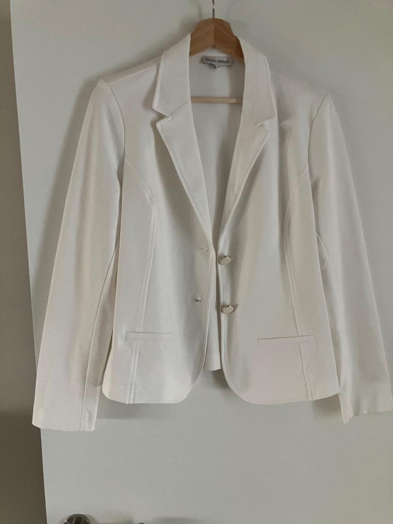 Witte blazer Signe Nature, Taille 42/44 (L), Signe Nature, Enlèvement ou Envoi, Porté