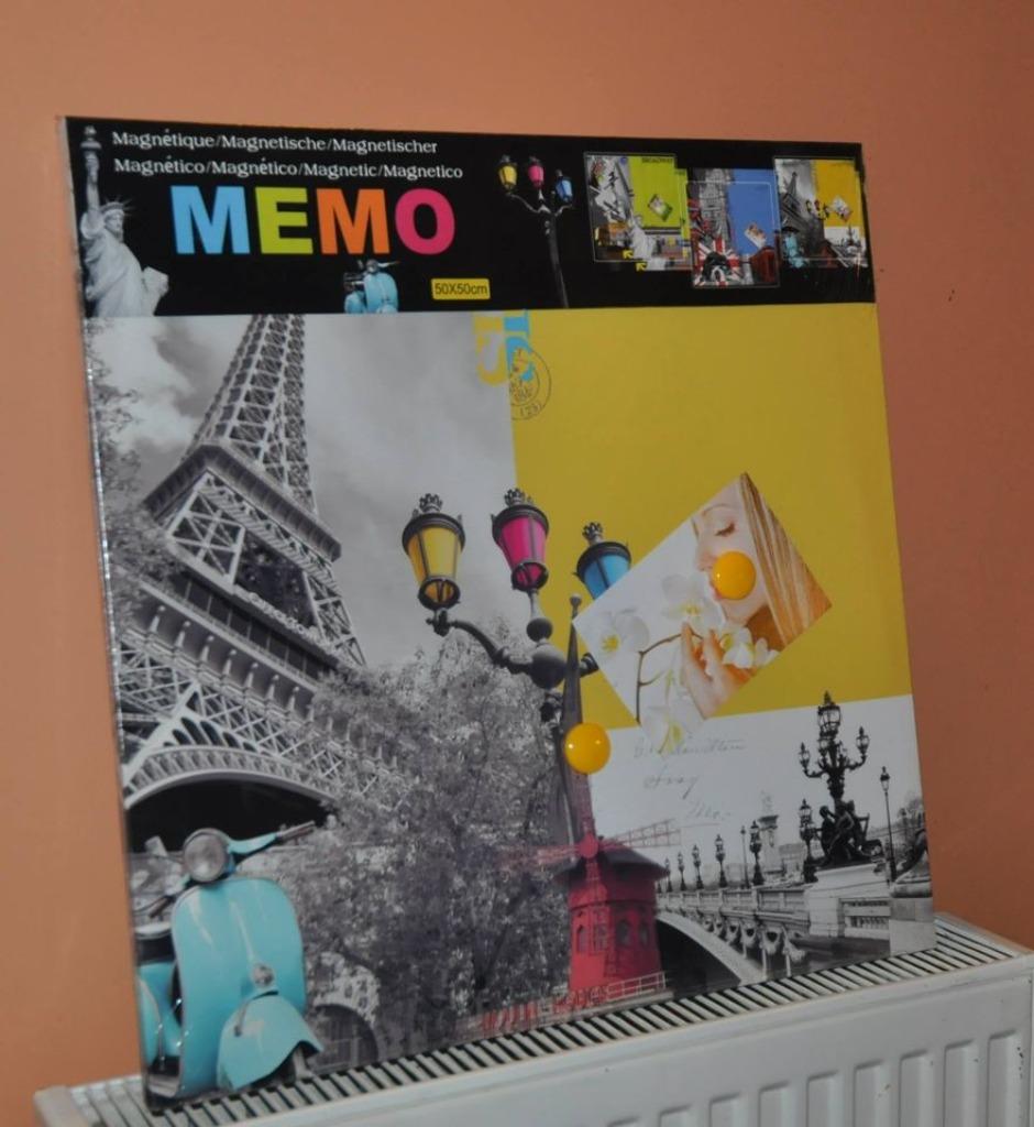CASA tableau toile memo 50x50 neuf emballé, Enlèvement ou Envoi, Neuf, Tableau magnétique