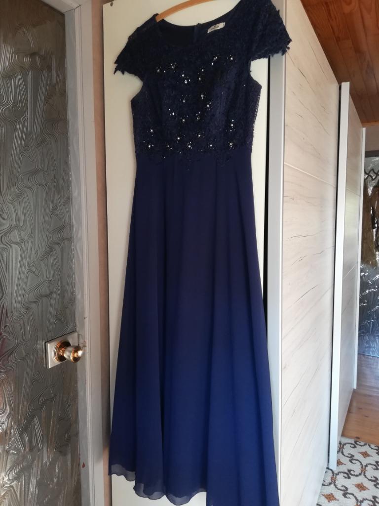 Robe longue de cérémonie, Neuf, Robe de gala, Taille 38/40 (M), Enlèvement