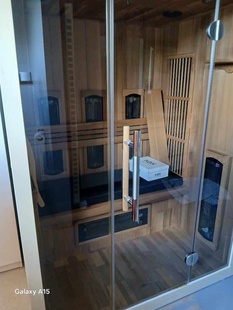 SuperSauna infraroodcabine, Ophalen, Zo goed als nieuw, Infrarood, Complete sauna