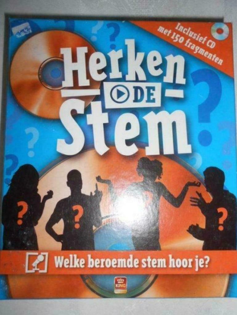 Herken de stem, Hobby en Vrije tijd, Gezelschapsspellen | Overige, Gebruikt, Drie of vier spelers, Ophalen
