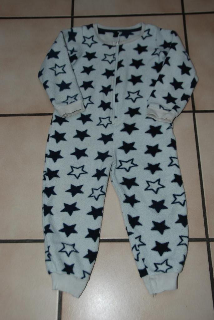 Bébé Pyjama grenouillère gris T86/92 ou 18/24M Très Bon, Enlèvement ou Envoi, Utilisé, Garçon ou Fille, Vêtements de nuit ou Sous-vêtements