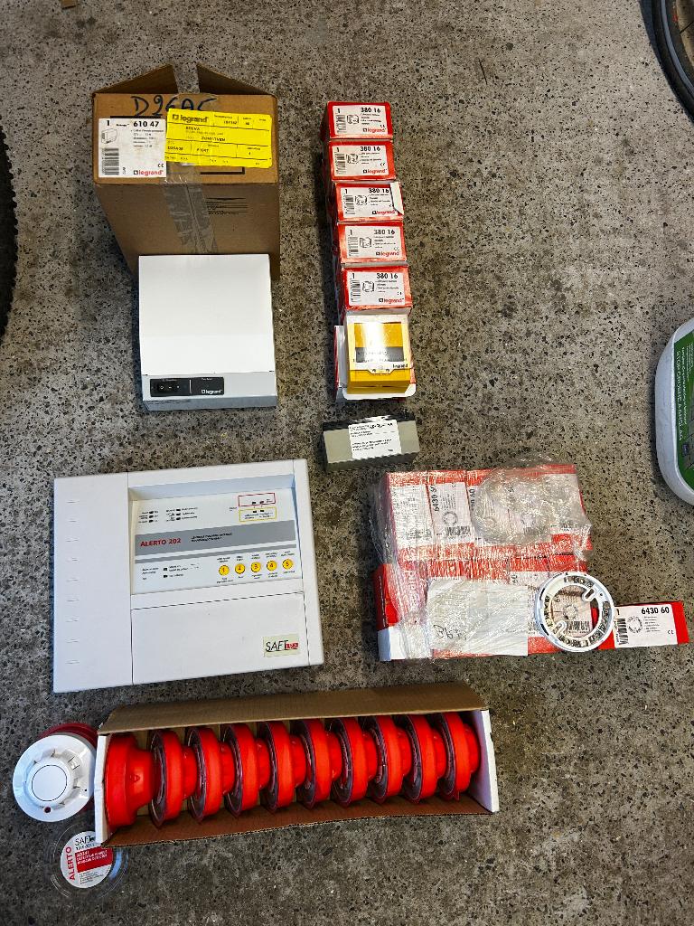 brandalarm, Ophalen, Nieuw, Brandkast