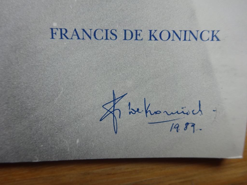 Francis De Koninck, 1991 Gemeentemuseum Temse * signed, Ophalen of Verzenden, Zo goed als nieuw, Schilder- en Tekenkunst