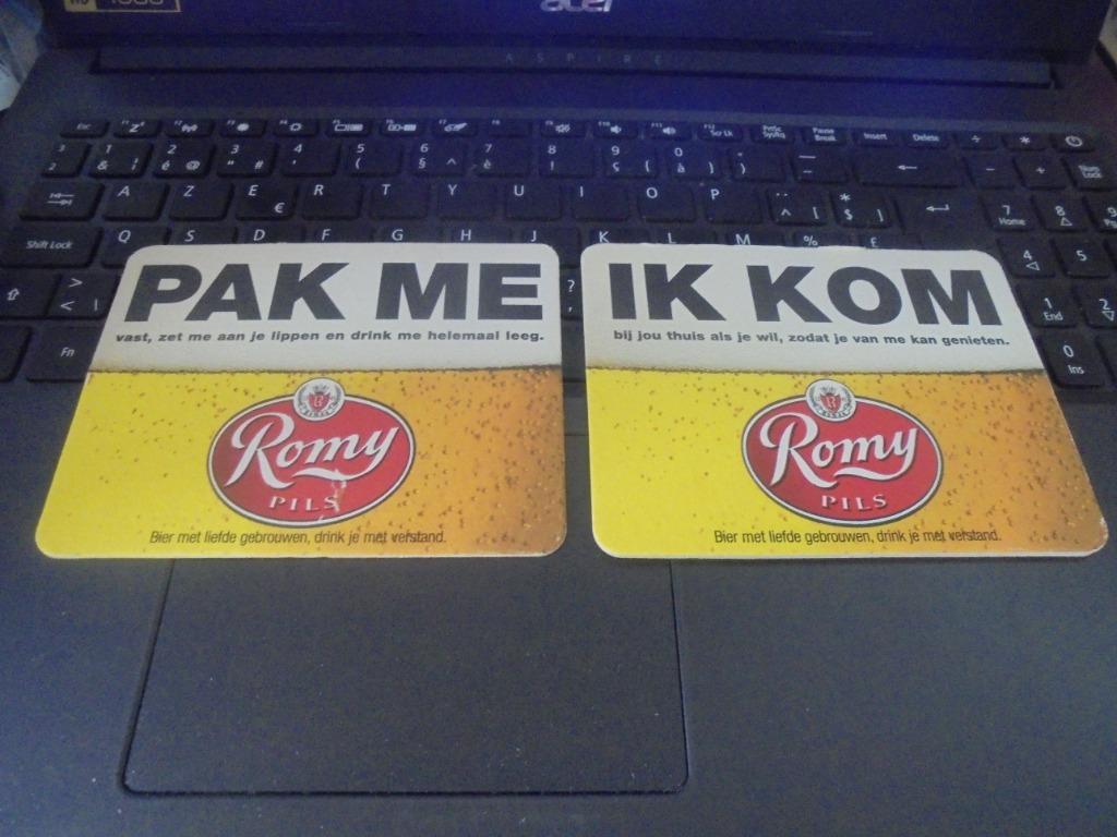 Romy pils, Enlèvement ou Envoi, Comme neuf, Sous-bock