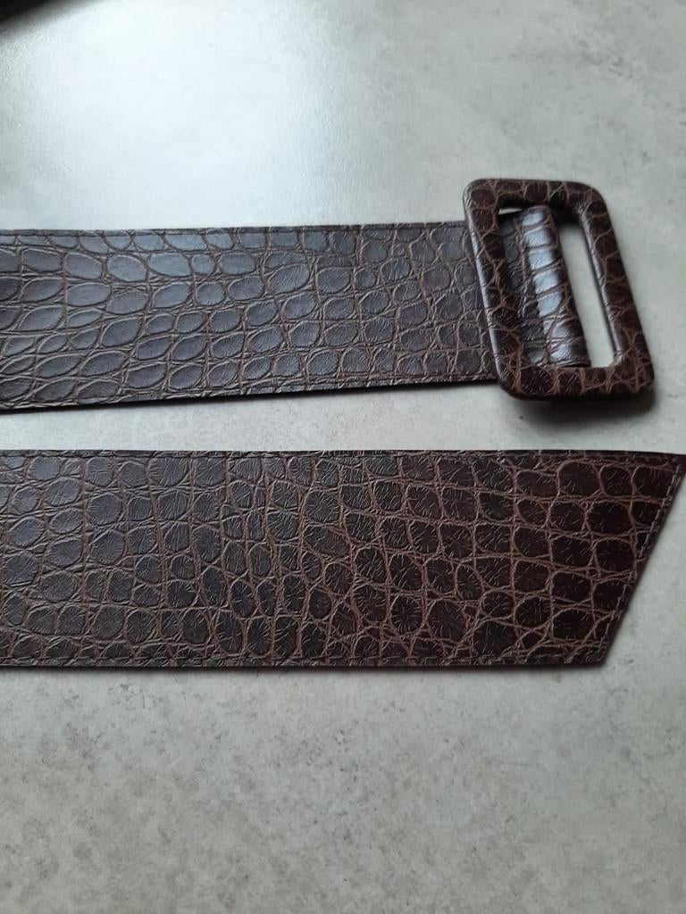 Ceinture en cuir de crocodile, Enlèvement ou Envoi