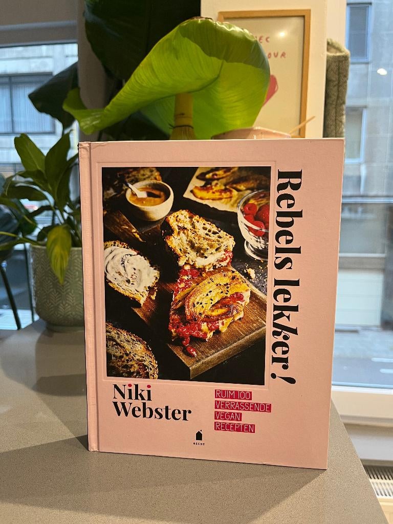 Boek 'Rebels lekker!' (vegan gerechten), Boeken, Kookboeken, Ophalen, Zo goed als nieuw, Niki Webster