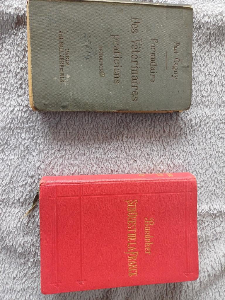 Franse oude boeken 1899 & 1912, Ophalen