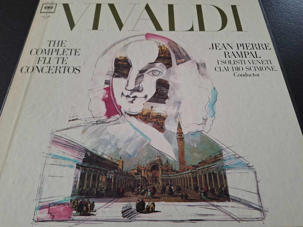 Vivaldi / Scimone - The Complete Flute Concertos Box 3 x Lp, 12 pouces, Baroque, Enlèvement ou Envoi, Utilisé