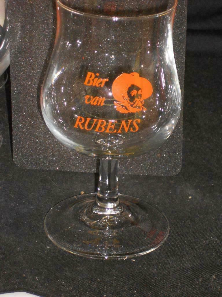 Bierglazen..Grimbergen.Palm.Hop Select.Bier Van Rubens.D. 47, Ophalen of Verzenden, Zo goed als nieuw, Glas of Glazen, Palm