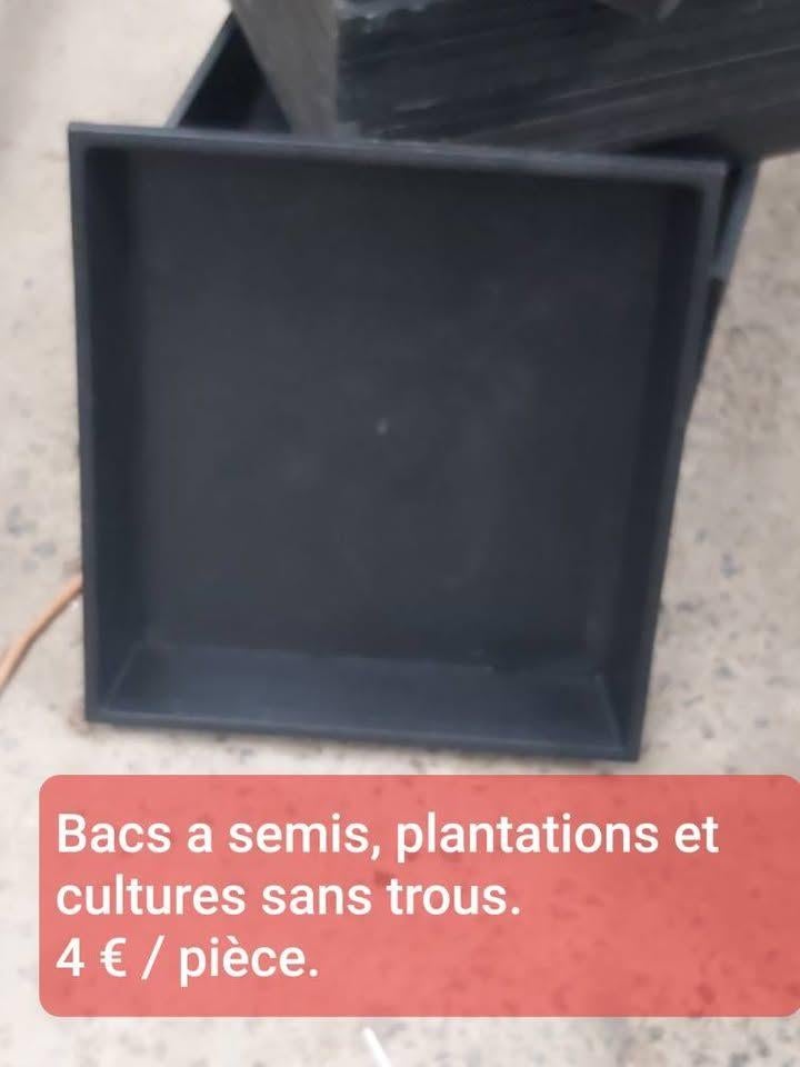 Bacs de semis et culture / voir description, Moins de 30 cm, Enlèvement ou Envoi, Synthétique, Intérieur