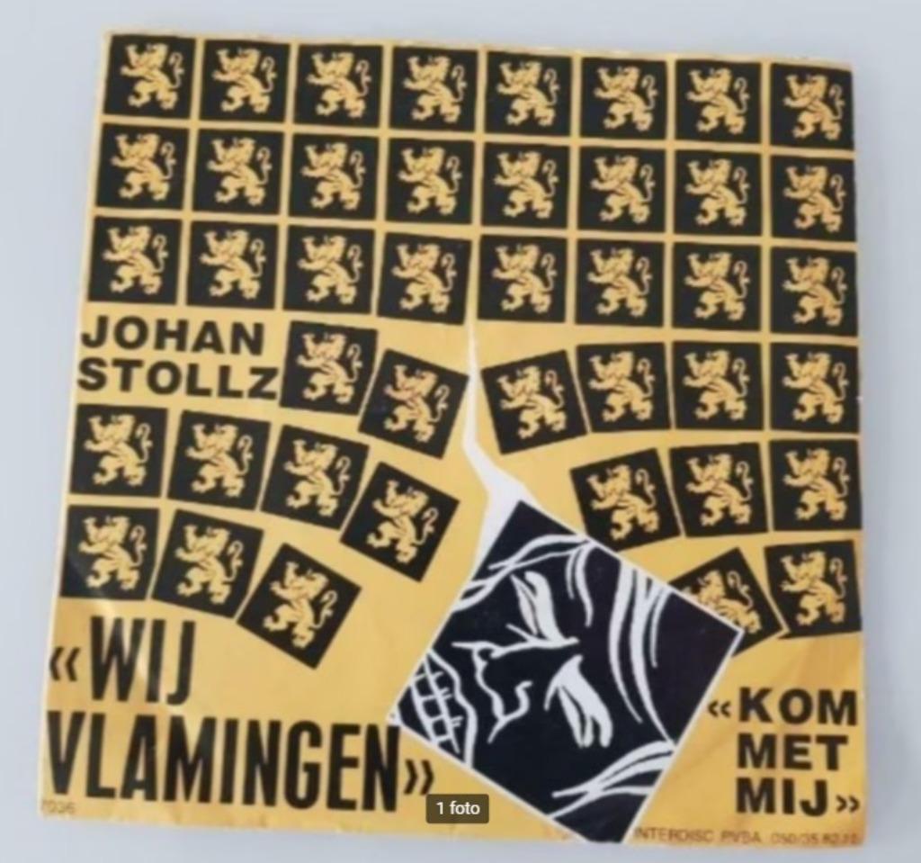 7" vinyl Johan Stollz Wij vlamingen Kom met mij vlaanderen, Cd's en Dvd's, Ophalen of Verzenden