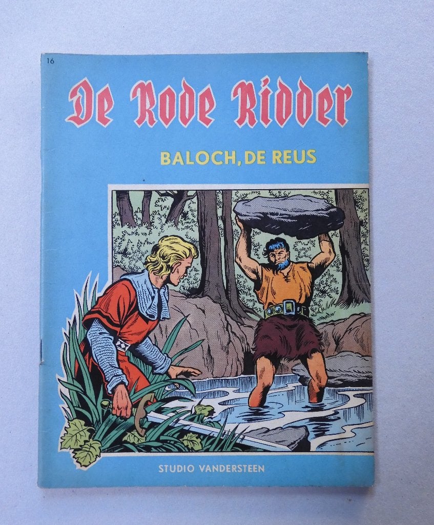 De Rode Ridder 16 - Baloch de reus - Studio Vandersteen 1966, Willy Vandersteen, Eén stripboek, Ophalen of Verzenden, Zo goed als nieuw