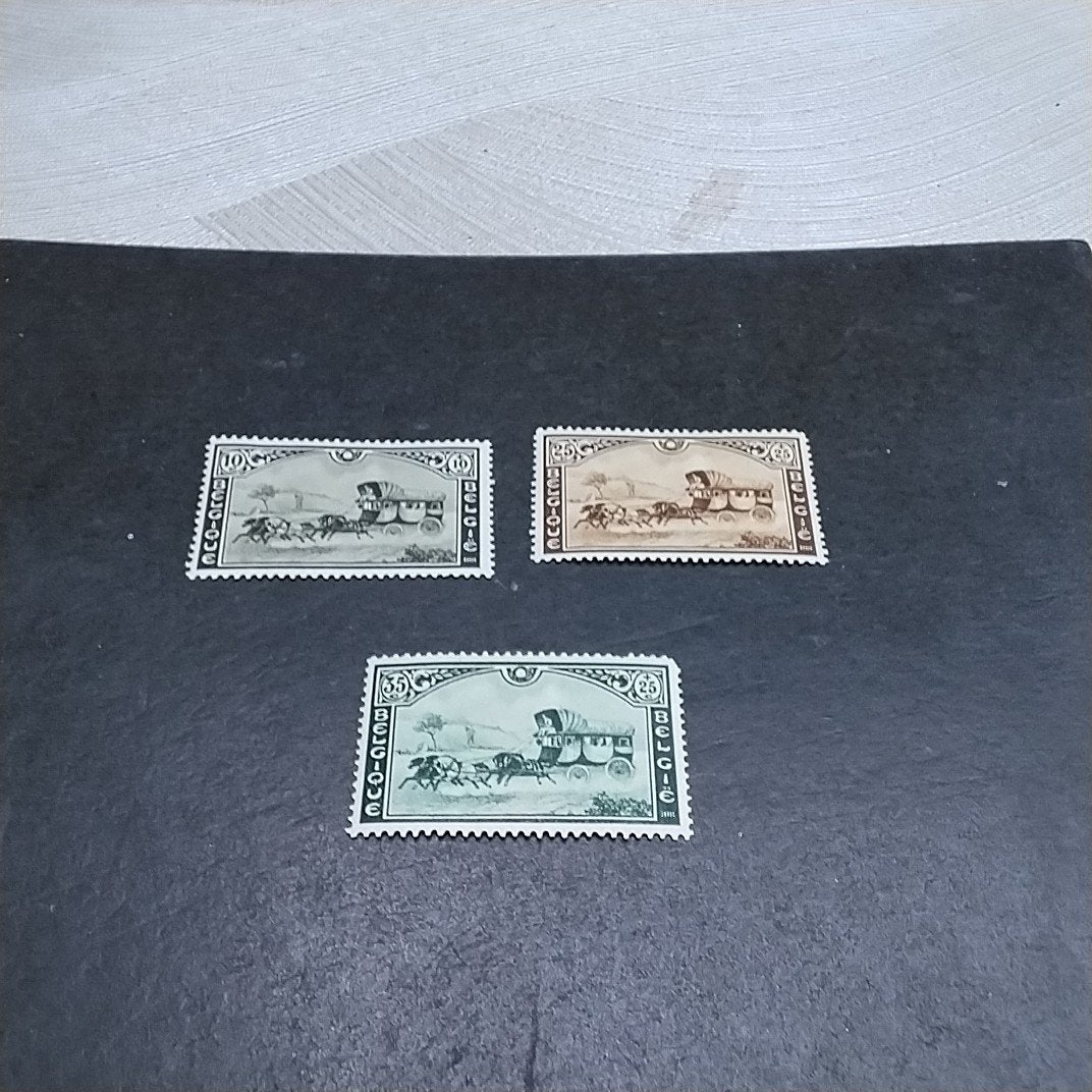 BELGIE  407/409 scharnier met cote 6,00 €, Ophalen of Verzenden