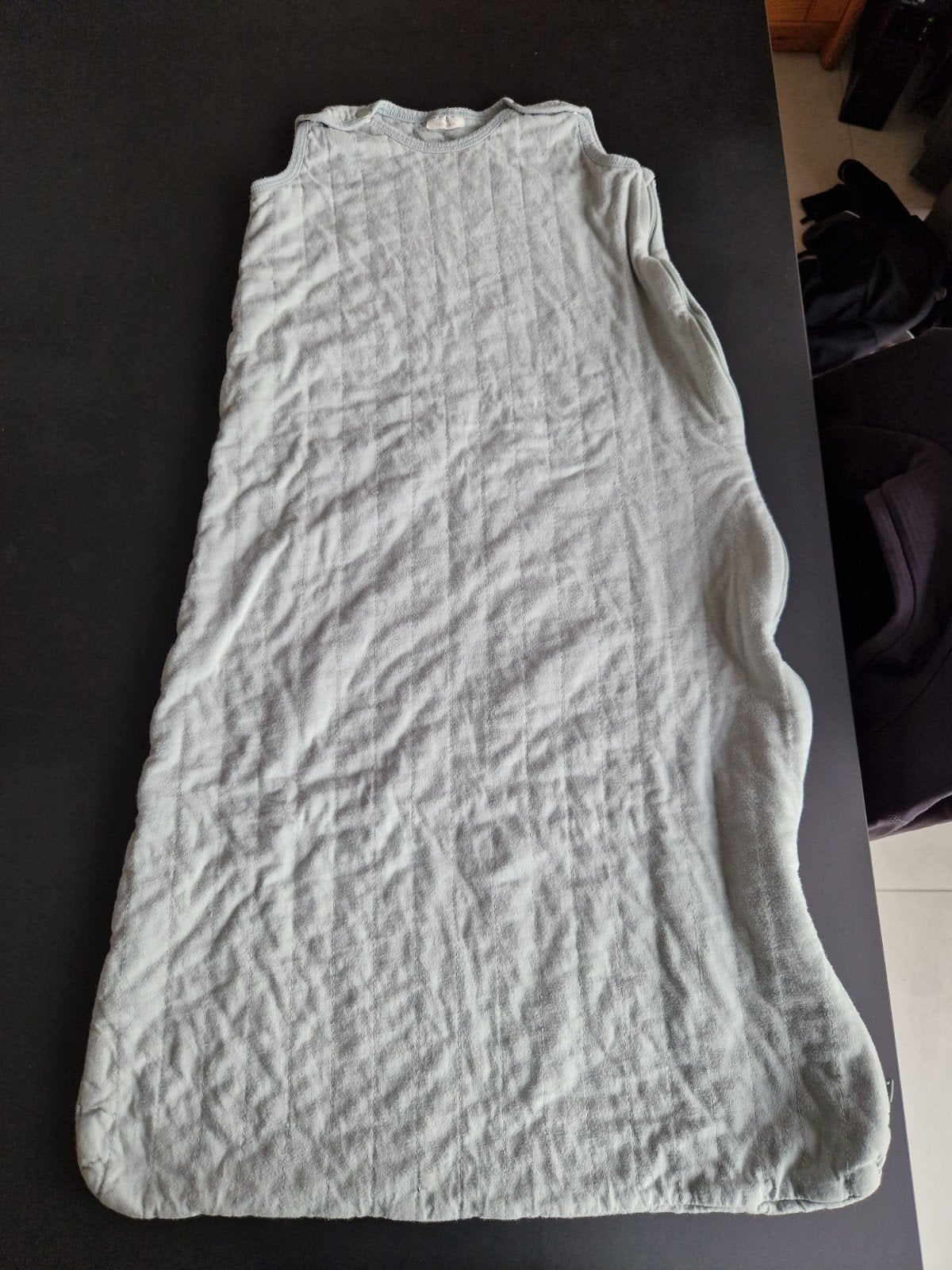 Mouwloos slaapzak mintgroen 74/86, Kinderen en Baby's, Ophalen of Verzenden, Gebruikt, Slaapzak
