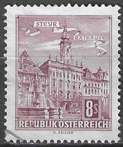 Oostenrijk 1962/1970 - Yvert 959BA - Gebouwen (ST), Verzenden, Gestempeld