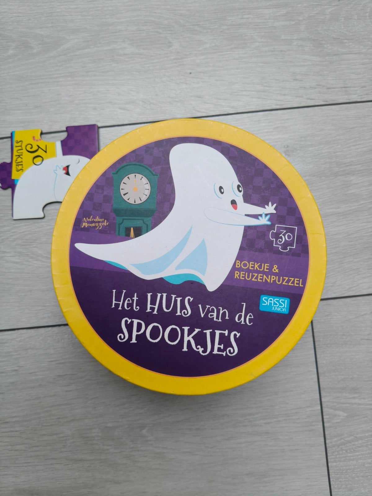 Puzzel 'het huis van de spookjes', Ophalen, 10 tot 50 stukjes, Zo goed als nieuw, 2 tot 4 jaar