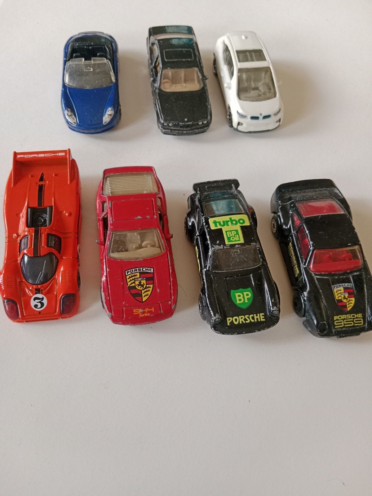 Matchbox Porsche en BMW, Hobby en Vrije tijd, Modelauto's | 1:43, Gebruikt, Auto, Matchbox, Ophalen of Verzenden