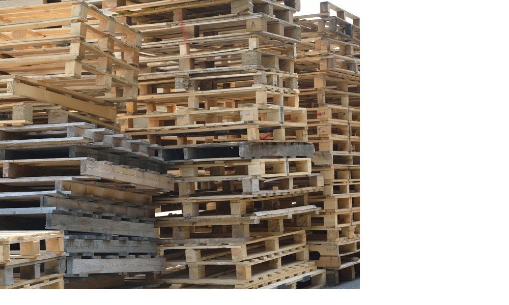 Paletten voor brandhout, Enlèvement