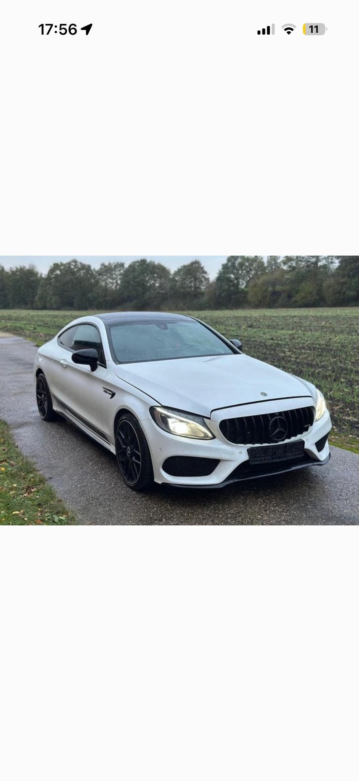 Mercedes Benz C200 kompressor, Auto's, Automaat, Zwart, Wit, Bedrijf