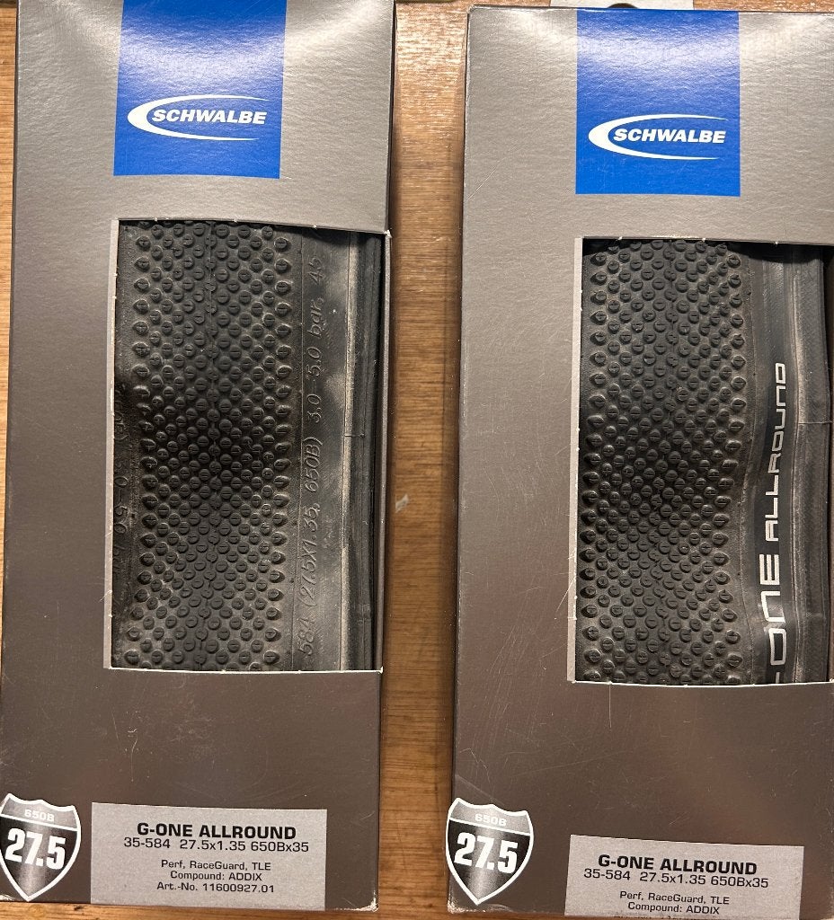 Gravel Schwalbe binnen- en buitenbanden, Fietsen en Brommers, Band, Schwalbe, Ophalen of Verzenden, Zo goed als nieuw