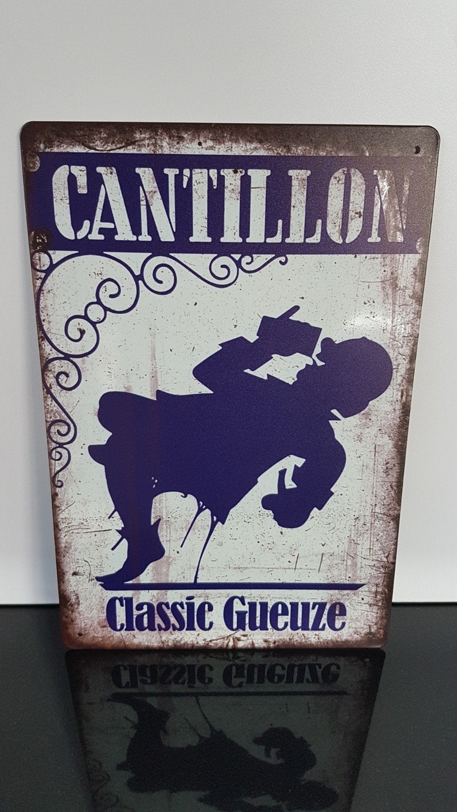 Cantillon Bierplaatjes Reclameborden, Enlèvement ou Envoi, Neuf, Panneau, Plaque ou Plaquette publicitaire, Autres marques