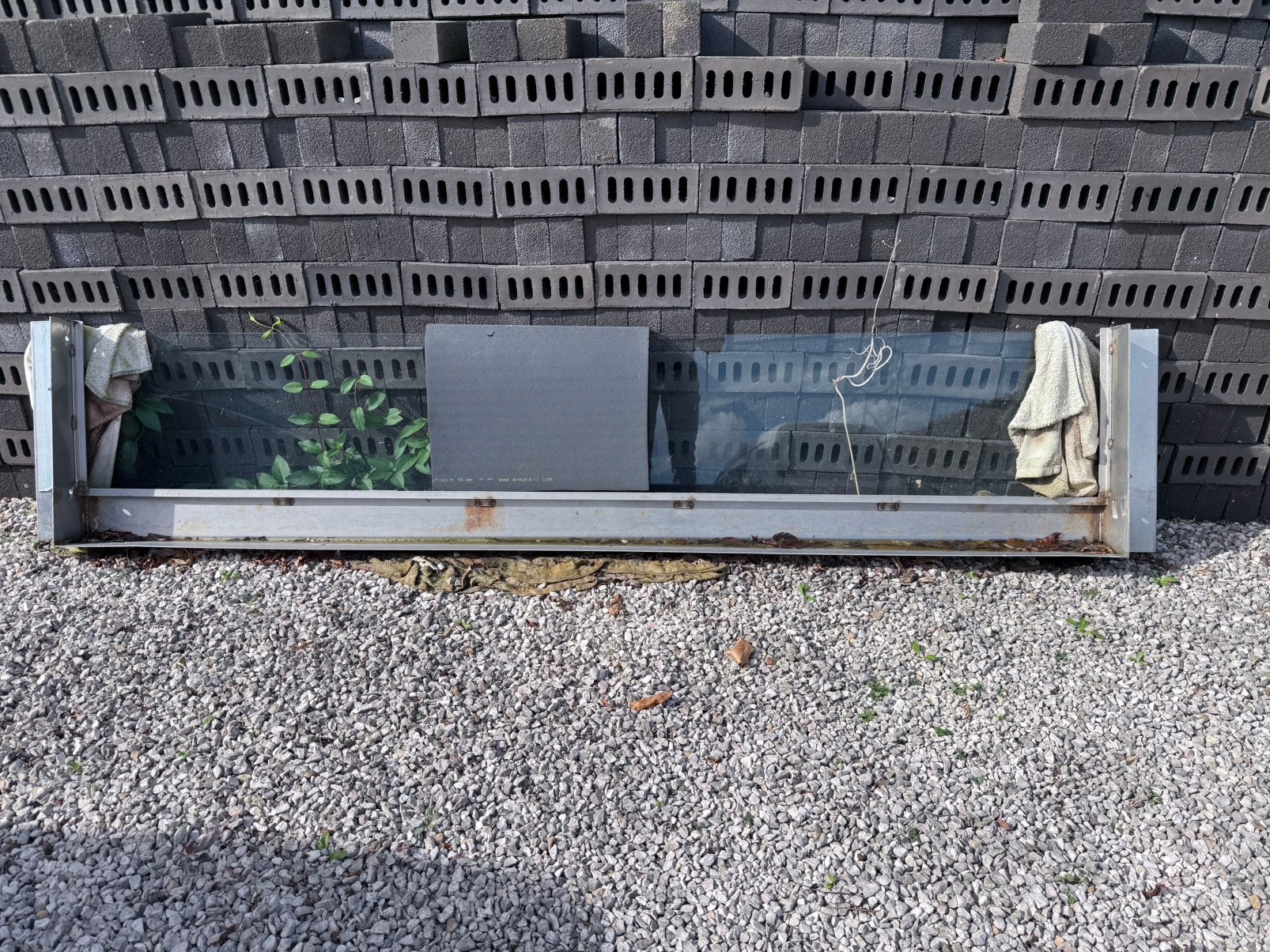 Raam voor vijver, Tuin en Terras, Ophalen, Zo goed als nieuw