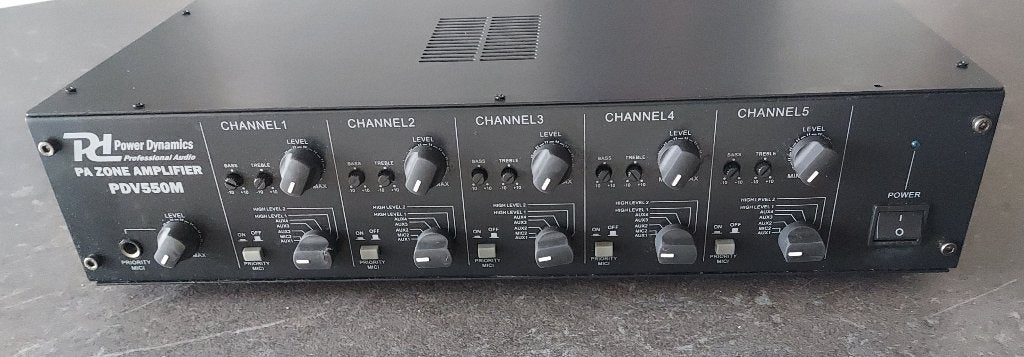 Power Dynamics PA zone Amplifier PDV550M, Ophalen of Verzenden