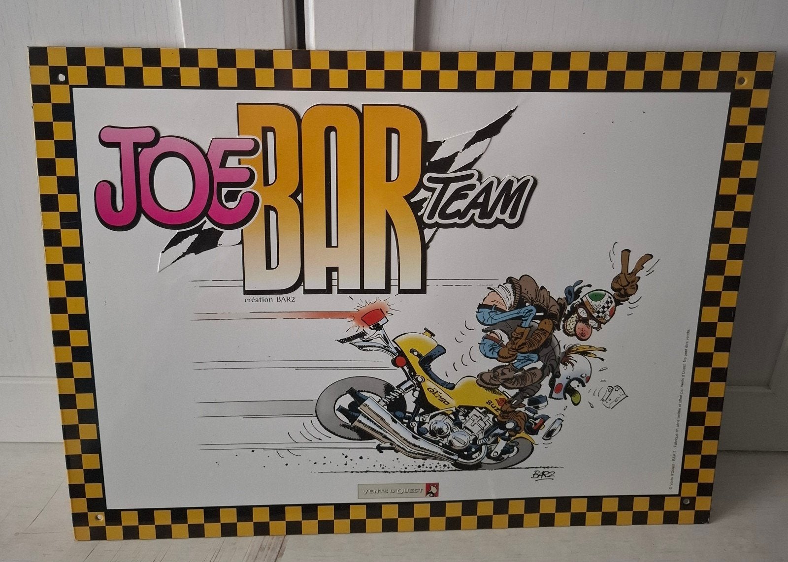 Joe Bar metalen reclamebord, Verzamelen, Foto's en Prenten, Ophalen of Verzenden