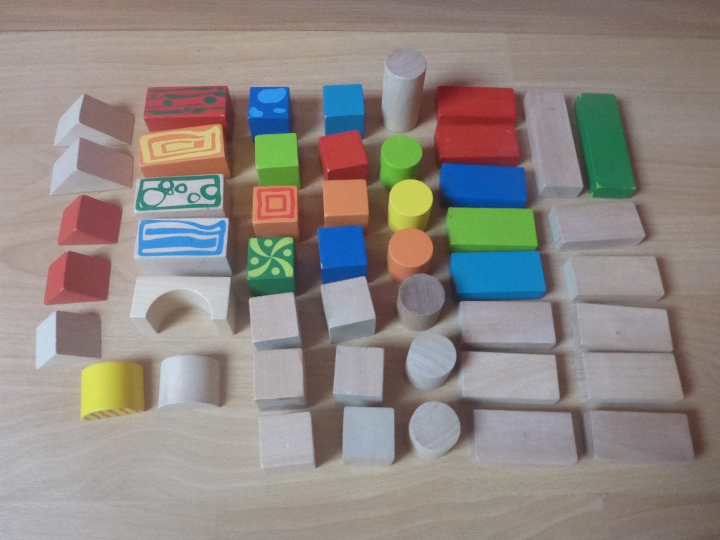 Houten Blokjes, Ophalen of Verzenden, Gebruikt