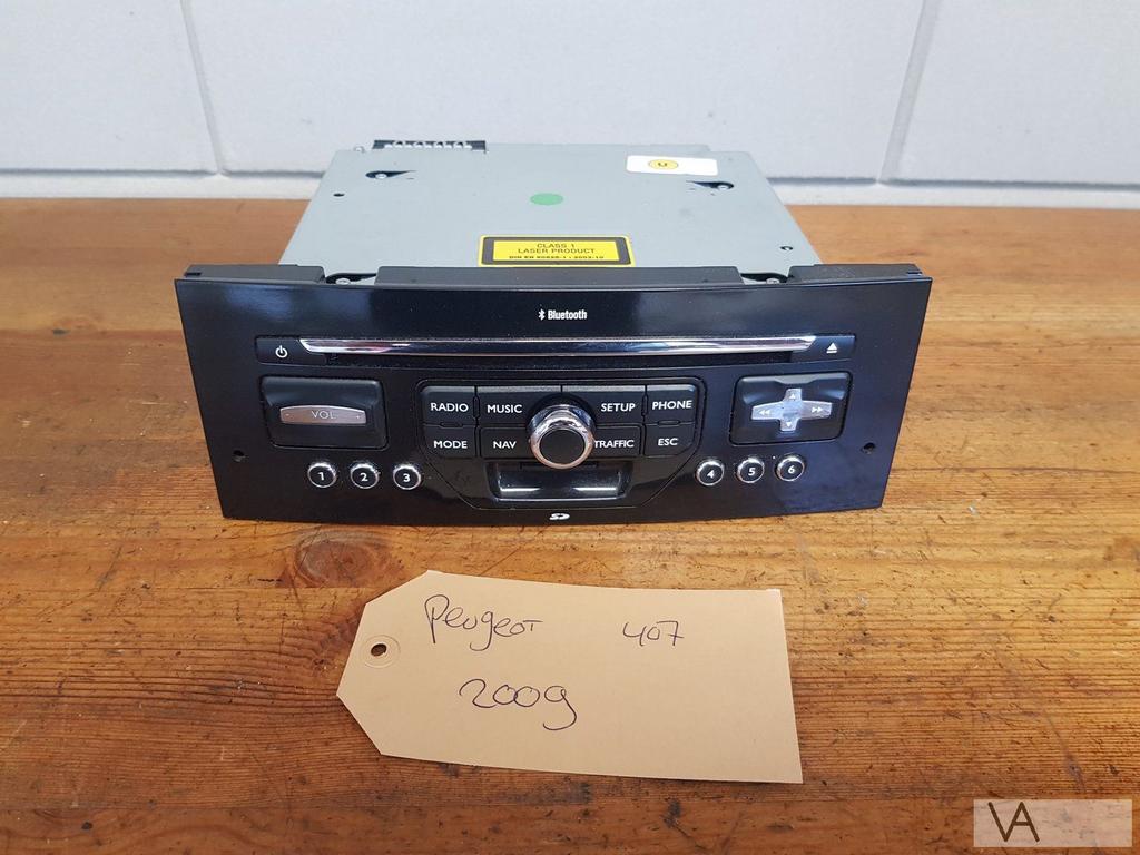 Peugeot 407 2007 - 2010 rneg navigatie radio 96653743xn €150, Autos : Pièces & Accessoires, Tableau de bord & Interrupteurs, Peugeot