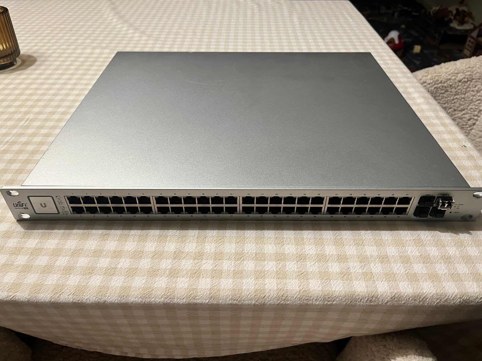 Ubiquiti US-48-500w poe + 1 sfp 1G, Computers en Software, Ophalen of Verzenden, Gebruikt