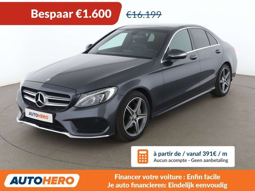 Mercedes-Benz C-Klasse 200 C 200 d BlueTEC AMG Line, Autos, Argent ou Gris, Achat, Boîte manuelle, 1485 kg