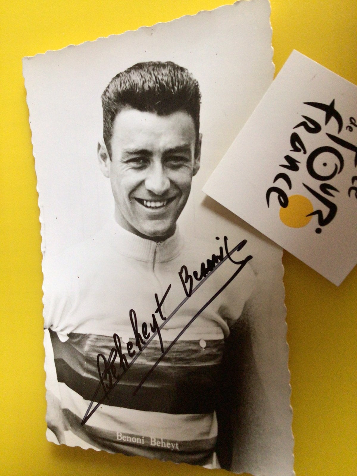 Wielerkaart wk benoni beheyt signe, Sports & Fitness, Cyclisme, Envoi, Comme neuf