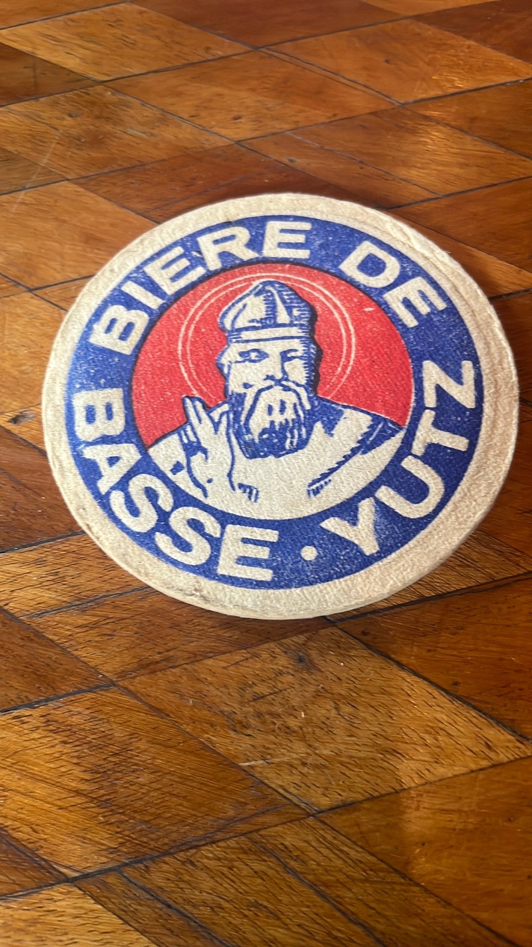 Très ancien Sous-bocks Brasserie bière de basse yutz, Ophalen of Verzenden, Zo goed als nieuw